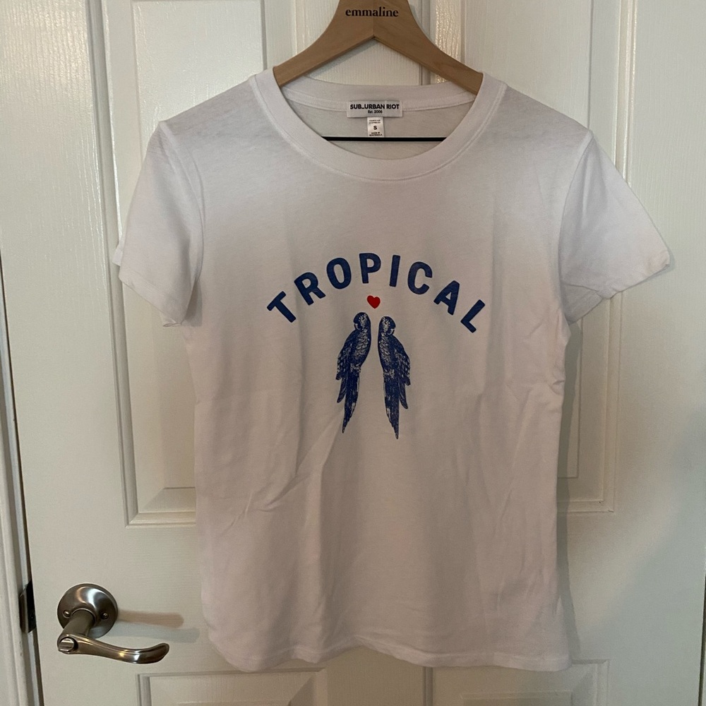 Suburban riot tropical tee